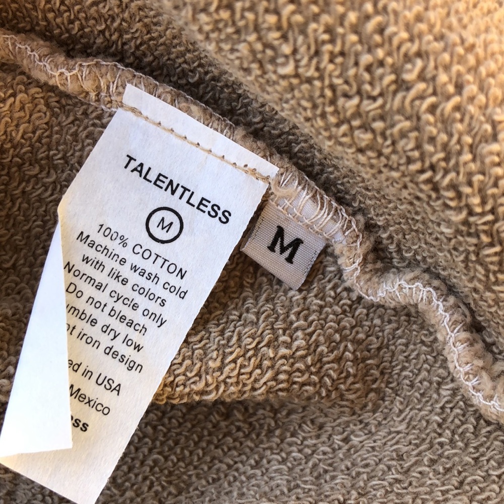 🌴🔆TALENTLESS- CROPPED FRENCH CREW SWEATSHIRT - Picture 13 of 16